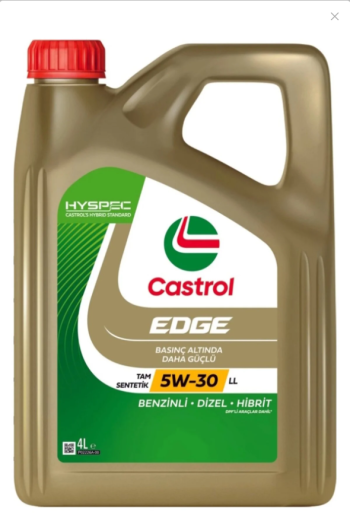 Castrol Edge 5W-30 LL 4Lt Tam Sentetik Motor Yağı