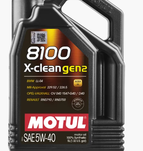 MOTUL 8100 X-CLEAN GEN2 5W-40